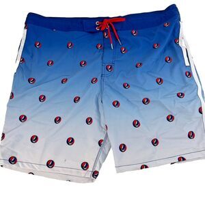 Grateful Dead Board Shorts Sec 119 Swim Trunks‎ Mens Skulls 44